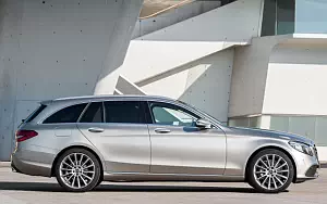 Обои автомобили Mercedes-Benz C-class Estate Exclusive Line - 2018