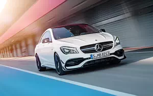 Обои автомобили Mercedes-AMG CLA 45 4MATIC - 2016
