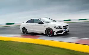 Обои автомобили Mercedes-AMG CLA 45 4MATIC - 2016