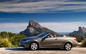 Обои автомобили Mercedes-Benz E350 CGI Cabriolet - 2010