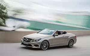 Обои автомобили Mercedes-Benz E350 BlueTEC Cabriolet - 2013