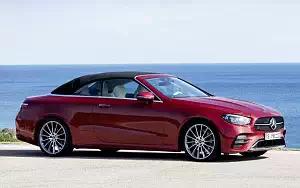 Обои автомобили Mercedes-Benz E 450 4MATIC AMG Line Cabriolet - 2020