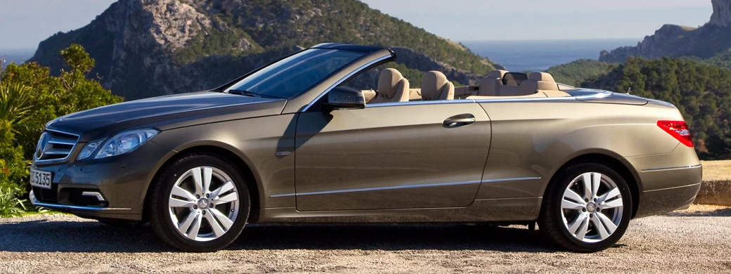 Обои автомобили Mercedes-Benz E350 CGI Cabriolet - 2010 - Car wallpapers
