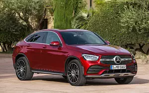 Обои автомобили Mercedes-Benz GLC 300 4MATIC Coupe AMG Line - 2019