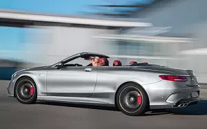 Обои автомобили Mercedes-AMG S 63 4MATIC Cabriolet Edition 130 - 2016