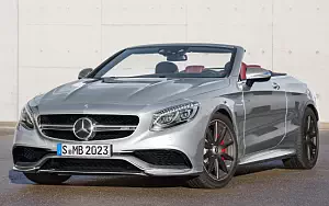 Обои автомобили Mercedes-AMG S 63 4MATIC Cabriolet Edition 130 - 2016