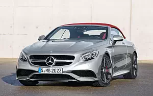 Обои автомобили Mercedes-AMG S 63 4MATIC Cabriolet Edition 130 - 2016