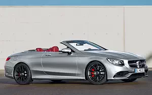 Обои автомобили Mercedes-AMG S 63 4MATIC Cabriolet Edition 130 - 2016