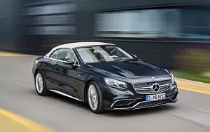 Обои автомобили Mercedes-AMG S 65 Cabriolet - 2016