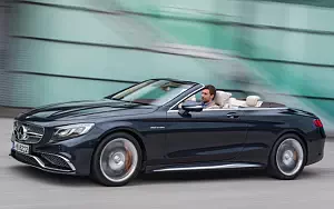Обои автомобили Mercedes-AMG S 65 Cabriolet - 2016