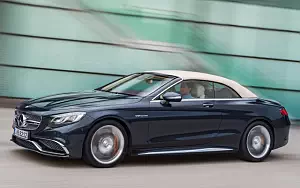 Обои автомобили Mercedes-AMG S 65 Cabriolet - 2016