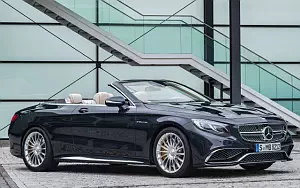 Обои автомобили Mercedes-AMG S 65 Cabriolet - 2016