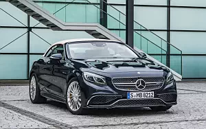 Обои автомобили Mercedes-AMG S 65 Cabriolet - 2016