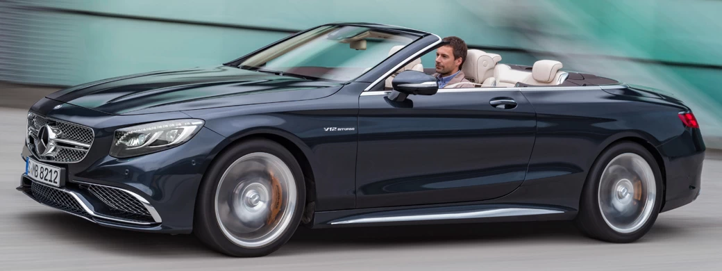 Обои автомобили Mercedes-AMG S 65 Cabriolet - 2016 - Car wallpapers