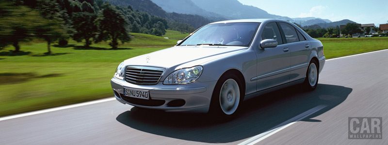 Обои автомобили Mercedes-Benz S500 4matic w220 - 2002 - Car wallpapers