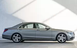 Обои автомобили Mercedes-Benz S400 HYBRID - 2013