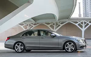 Обои автомобили Mercedes-Benz S400 HYBRID - 2013