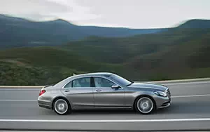 Обои автомобили Mercedes-Benz S400 HYBRID - 2013