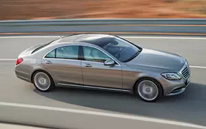 Обои автомобили Mercedes-Benz S400 HYBRID - 2013
