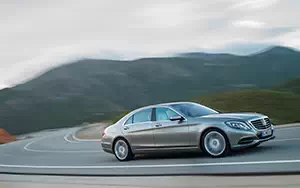 Обои автомобили Mercedes-Benz S400 HYBRID - 2013