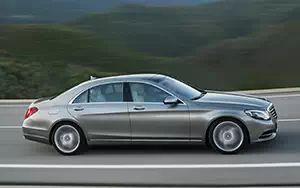 Обои автомобили Mercedes-Benz S400 HYBRID - 2013