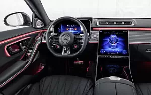 Обои автомобили Mercedes-AMG S 63 E Performance (Selenite Grey Magno) - 2023