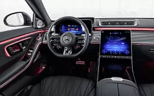 Обои автомобили Mercedes-AMG S 63 E Performance (Selenite Grey Magno) - 2023
