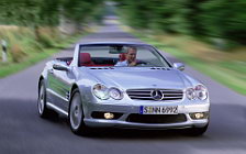 Обои автомобили Mercedes-Benz SL55 AMG - 2001
