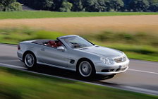 Обои автомобили Mercedes-Benz SL55 AMG - 2001