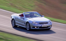 Обои автомобили Mercedes-Benz SL55 AMG - 2001