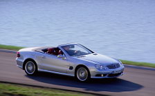 Обои автомобили Mercedes-Benz SL55 AMG - 2001