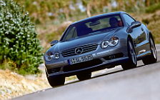 Обои автомобили Mercedes-Benz SL55 AMG - 2001