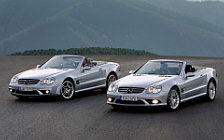 Обои автомобили Mercedes-Benz SL55 AMG - 2006