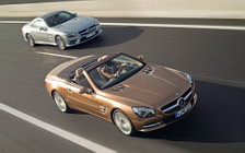 Обои автомобили Mercedes-Benz SL500 - 2012