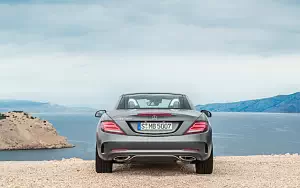 Обои автомобили Mercedes-Benz SLC 300 AMG Line - 2016
