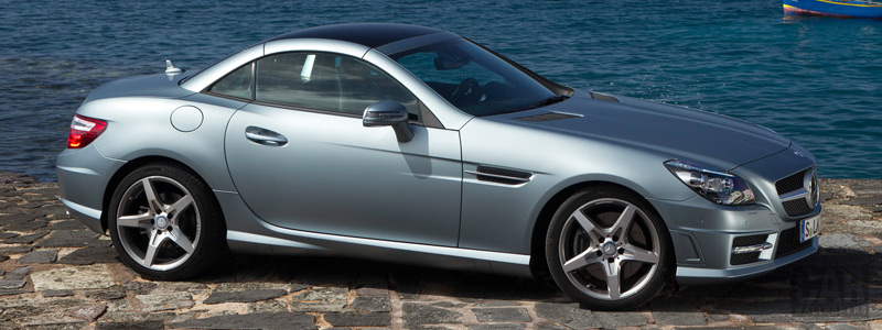  Mercedes-Benz SLK350 designo magno - 2011 - Car wallpapers