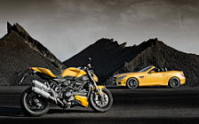   Mercedes-Benz SLK55 AMG and Ducati Streetfighter 848 - 2011