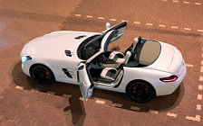 Обои автомобили Mercedes-Benz SLS AMG Roadster - 2011