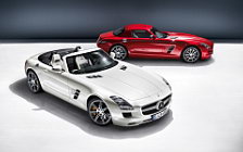 Обои автомобили Mercedes-Benz SLS AMG Roadster - 2011