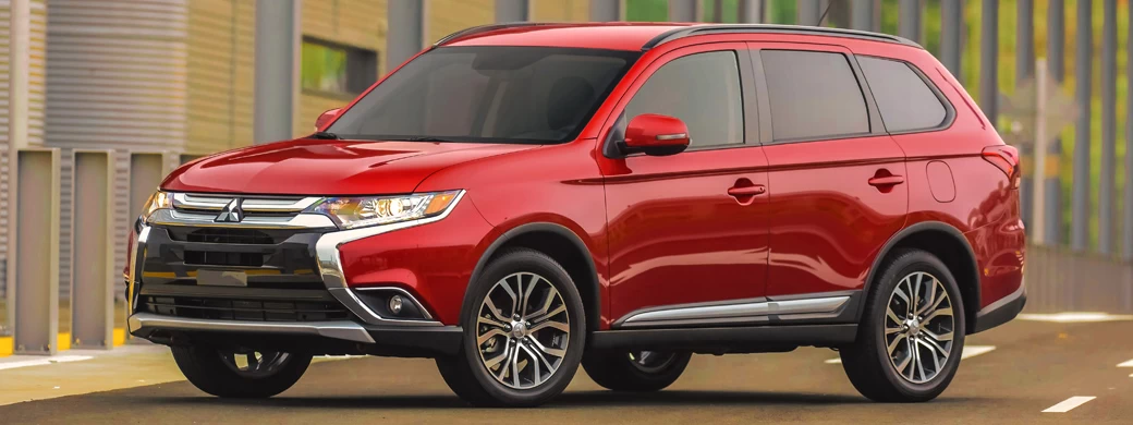 Обои автомобили Mitsubishi Outlander SEL US-spec - 2015 - Car wallpapers