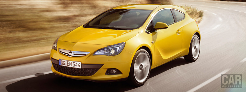 Обои автомобили Opel Astra GTC - 2011 - Car wallpapers