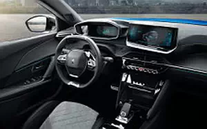Обои автомобили Peugeot e-2008 GT - 2019