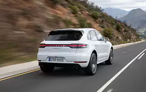 Обои автомобили Porsche Macan Turbo (Carrara White Metallic) - 2019