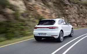 Обои автомобили Porsche Macan Turbo (Carrara White Metallic) - 2019