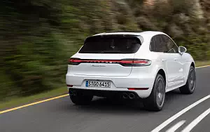Обои автомобили Porsche Macan Turbo (Carrara White Metallic) - 2019