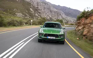Обои автомобили Porsche Macan Turbo (Mamba Green Metallic) - 2019