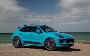 Обои автомобили Porsche Macan Turbo (Miami Blue) - 2019