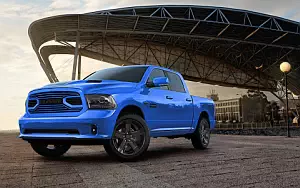   Ram 1500 Hydro Blue Sport Crew Cab - 2017
