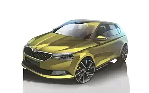 Обои автомобили Skoda Fabia - 2018