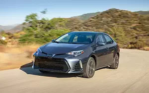 Обои автомобили Toyota Corolla XSE US-spec - 2016